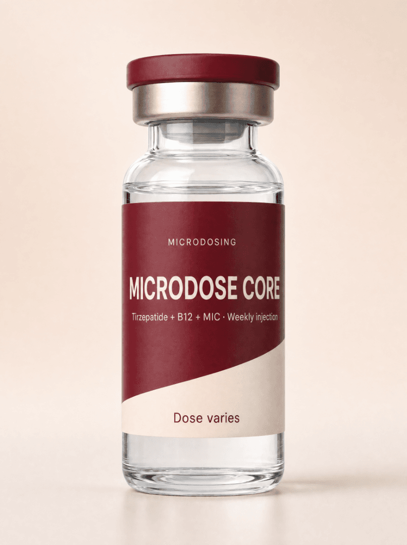 Tirzepatide with B12 and MIC weekly injection vial