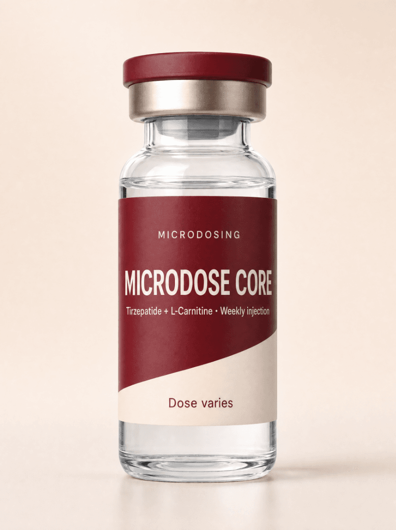 Tirzepatide with L-carnitine weekly injection vial