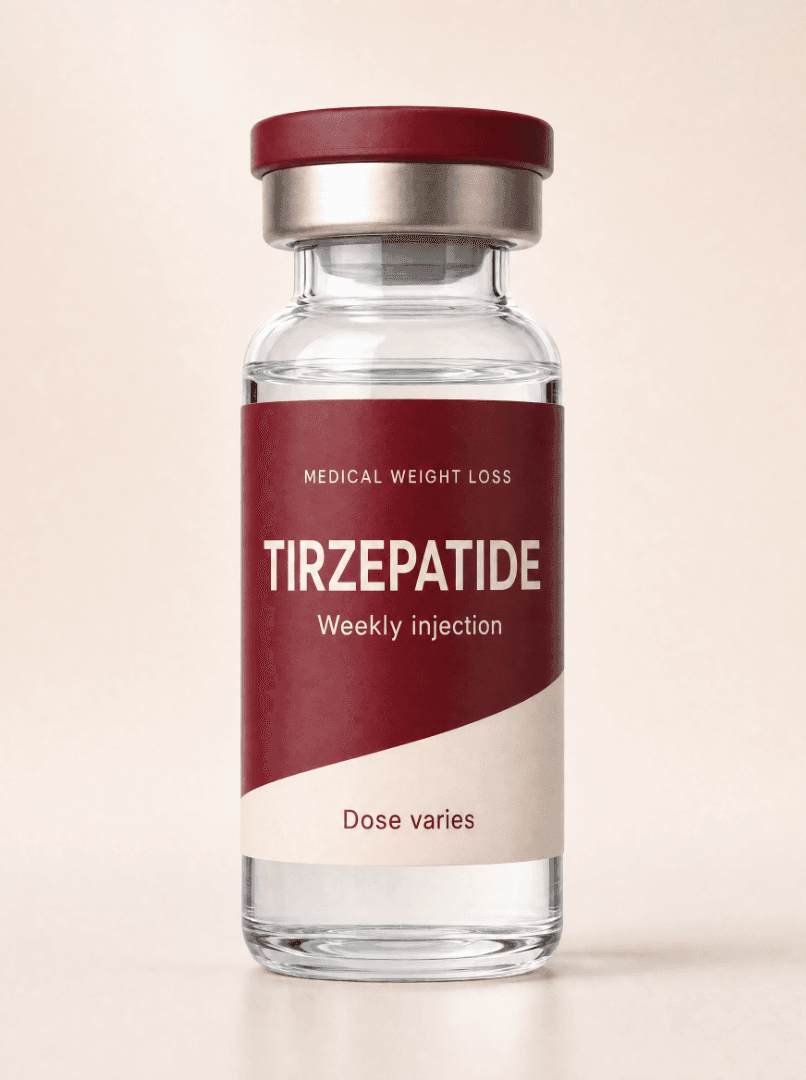 Tirzepatide weekly injection vial