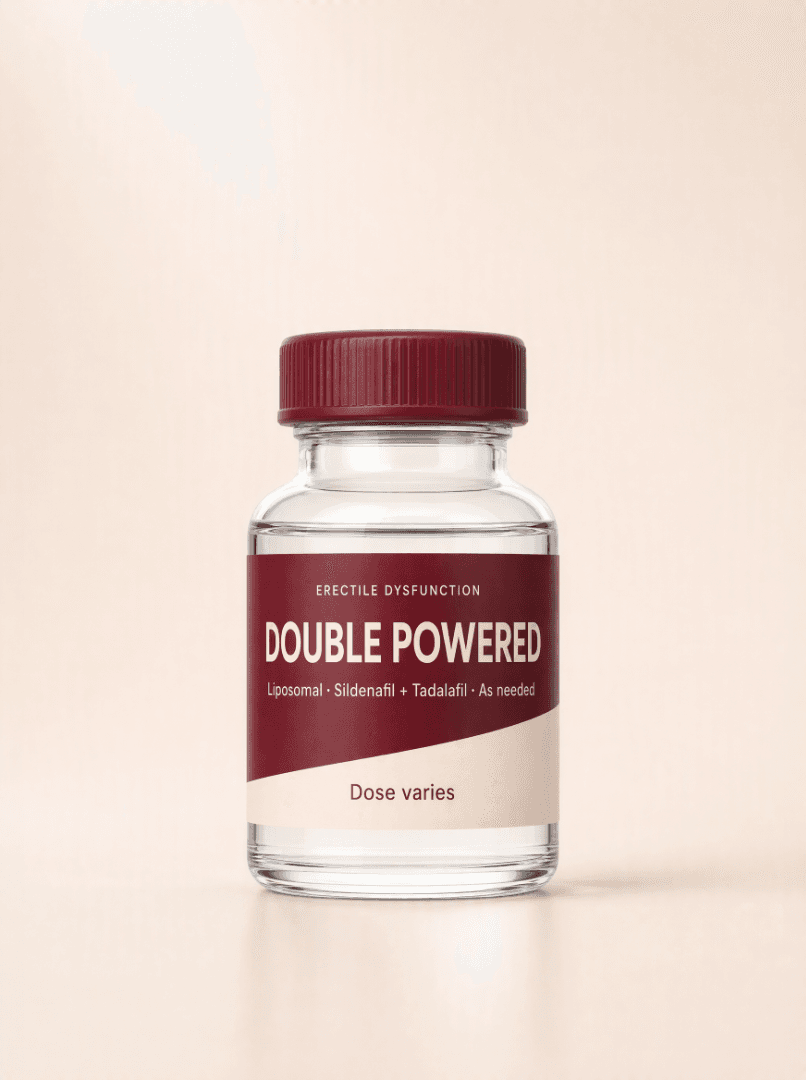 Double Powered liposomal liquid vial
